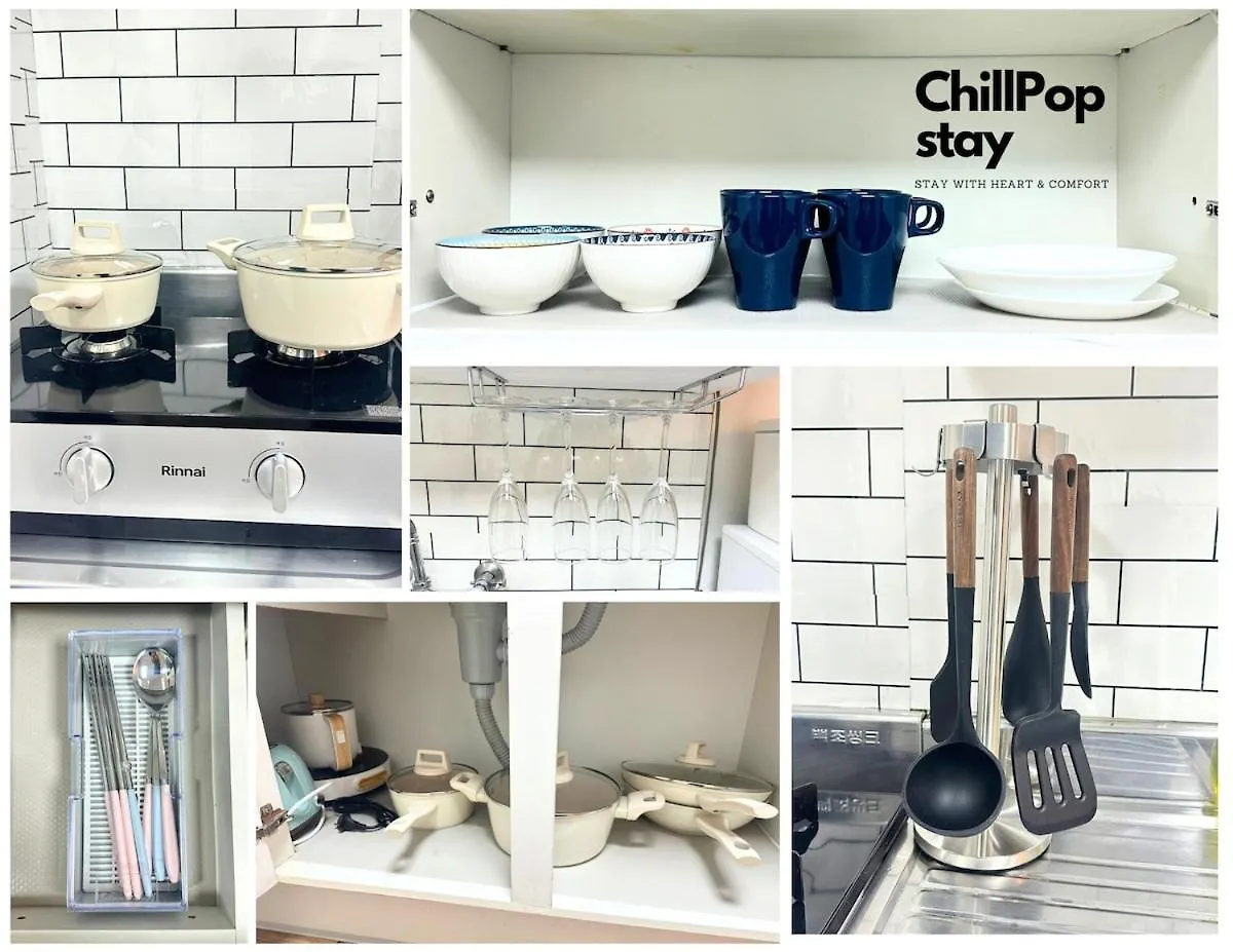 Opensale Sinchon Station, 1F, 4Ppl, 2Br, Hongdae, Private 0*, סיאול קוריאה הדרומית