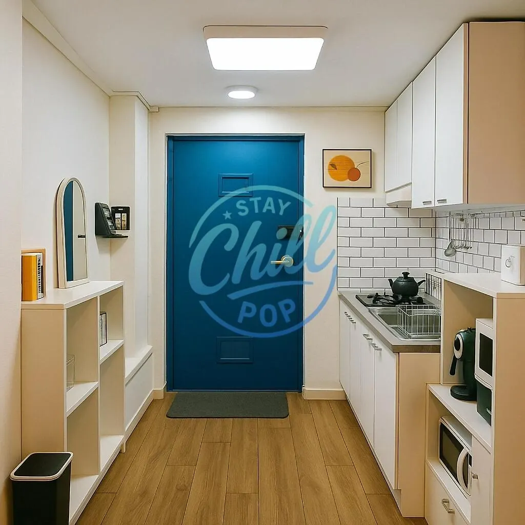 Opensale Sinchon Station, 1F, 4Ppl, 2Br, Hongdae, Private 韩国